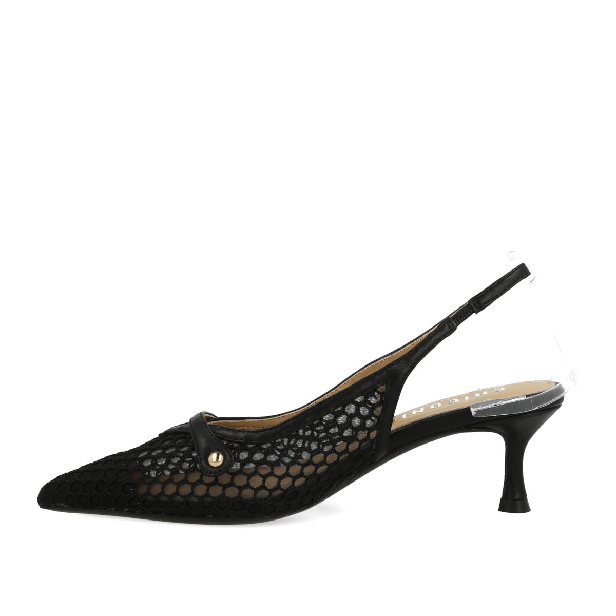1027.01.7RT.BLK — CHANEL IN RETE NERO
