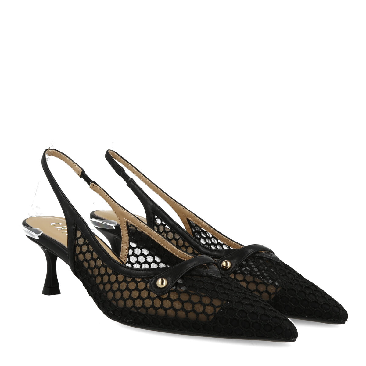 1027.01.7RT.BLK — CHANEL IN RETE NERO