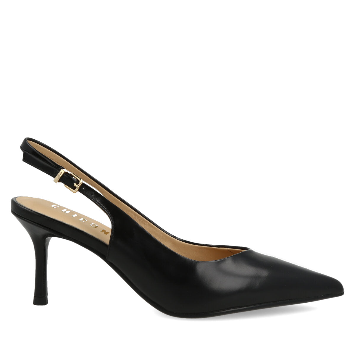 309.01.26VT.BLK — "VOLPATO" CHANEL IN VITELLO NERO