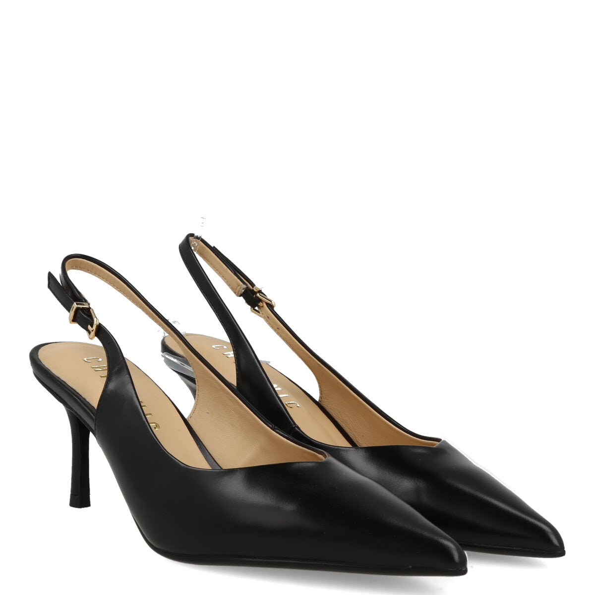 309.01.26VT.BLK — "VOLPATO" CHANEL IN VITELLO NERO