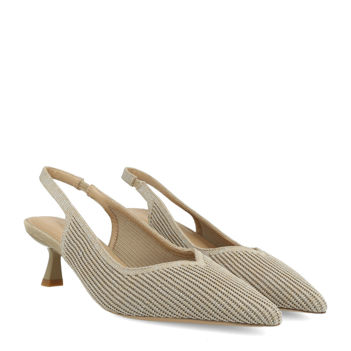 1004.01.7FK.BGSLV — CHANEL IN FLYKNIT BEIGE/ARGENTO