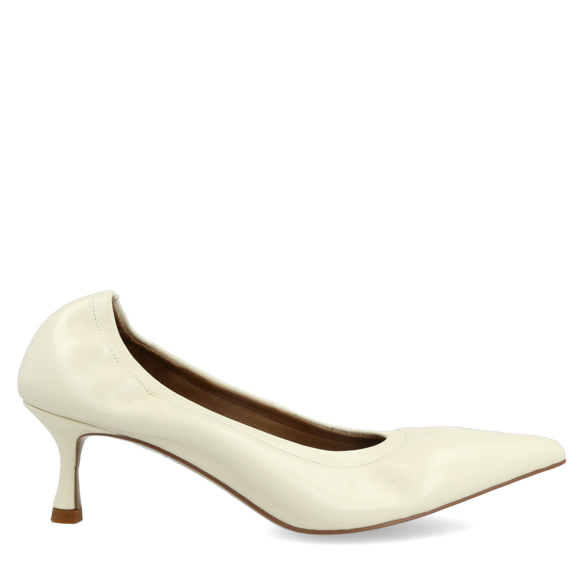 035.01.7CP.OW — DECOLTE' IN CAPRETTO OFF WHITE