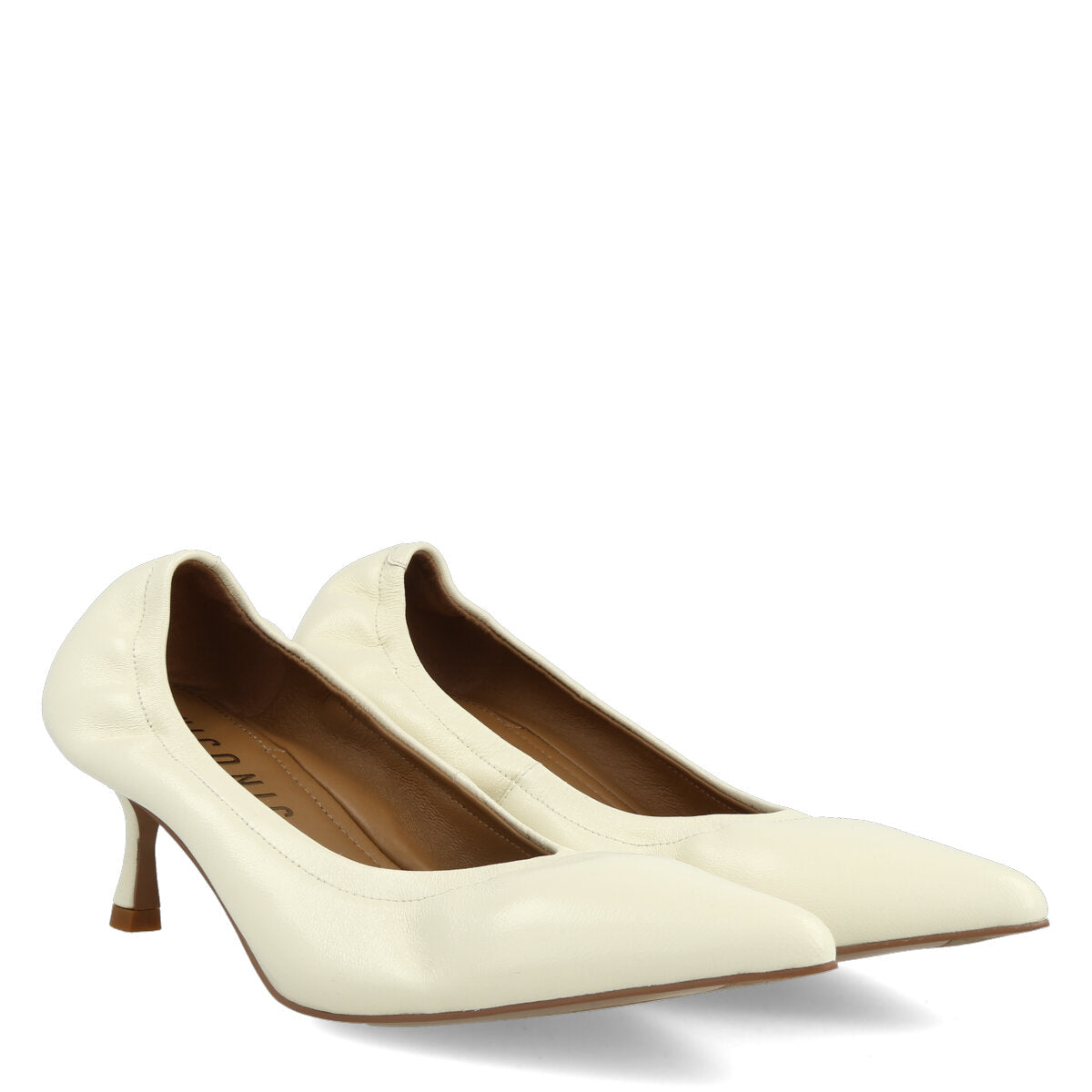 035.01.7CP.OW — DECOLTE' IN CAPRETTO OFF WHITE