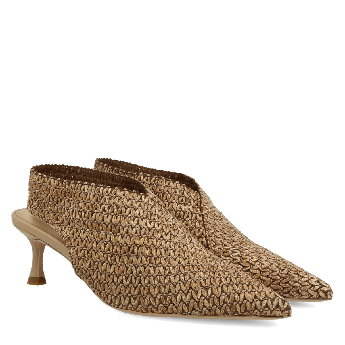 1017.01.7RF.ND — SABOT IN RAFFIA NUDE