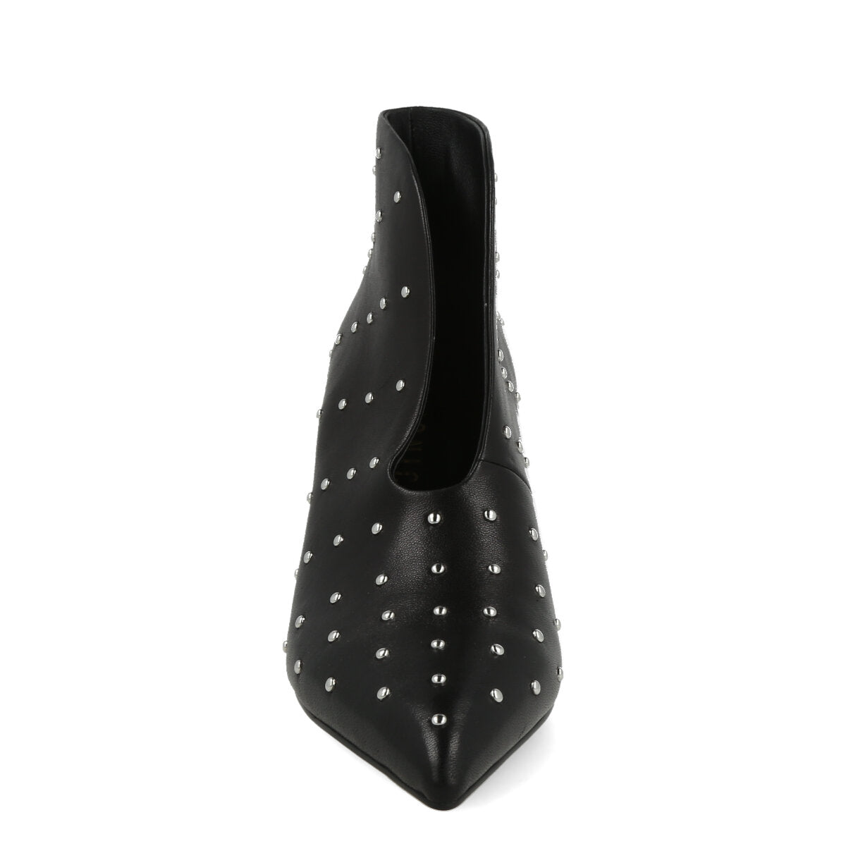 335.02.26NP.BLK — TRONCHETTO IN NAPPA + BORCHIE NERO