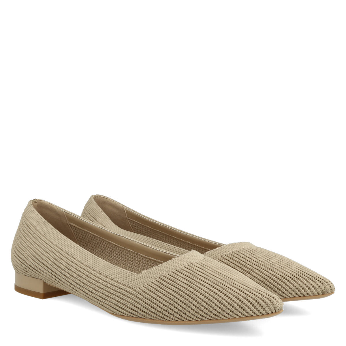 1001.01.7FK.BGE — DECOLTE' IN FLYKNIT BEIGE