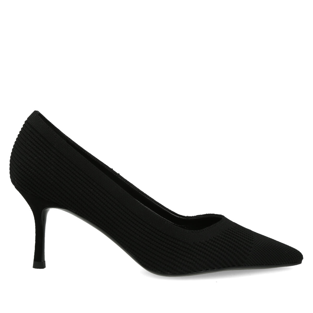 1006.01.7FK.BLK — DECOLTE' IN FLYKNIT NERO/NERO