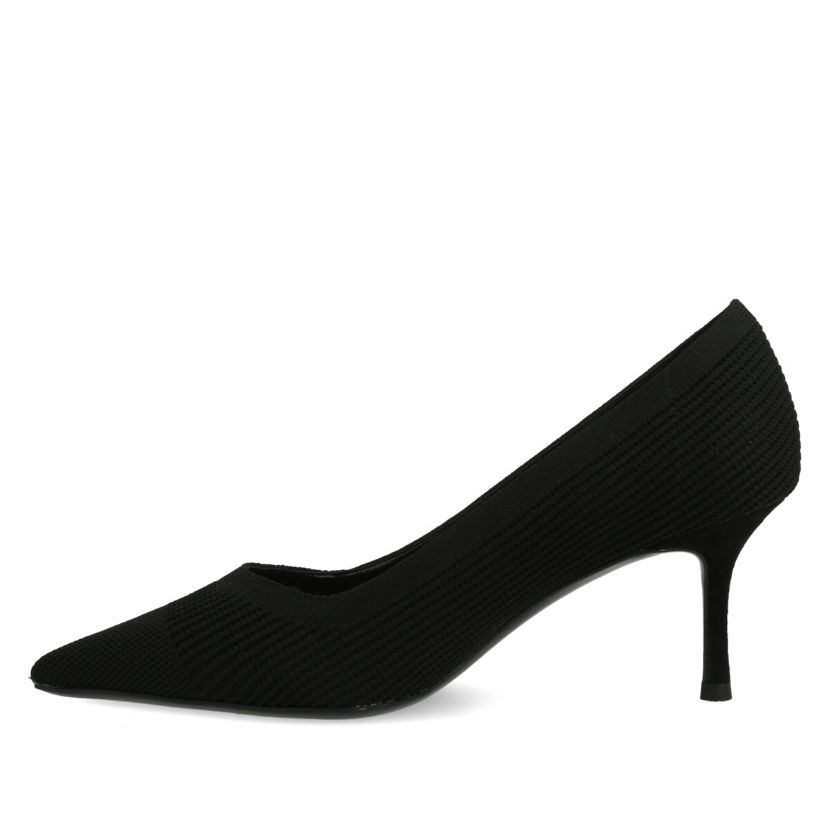 1006.01.7FK.BLK — DECOLTE' IN FLYKNIT NERO/NERO