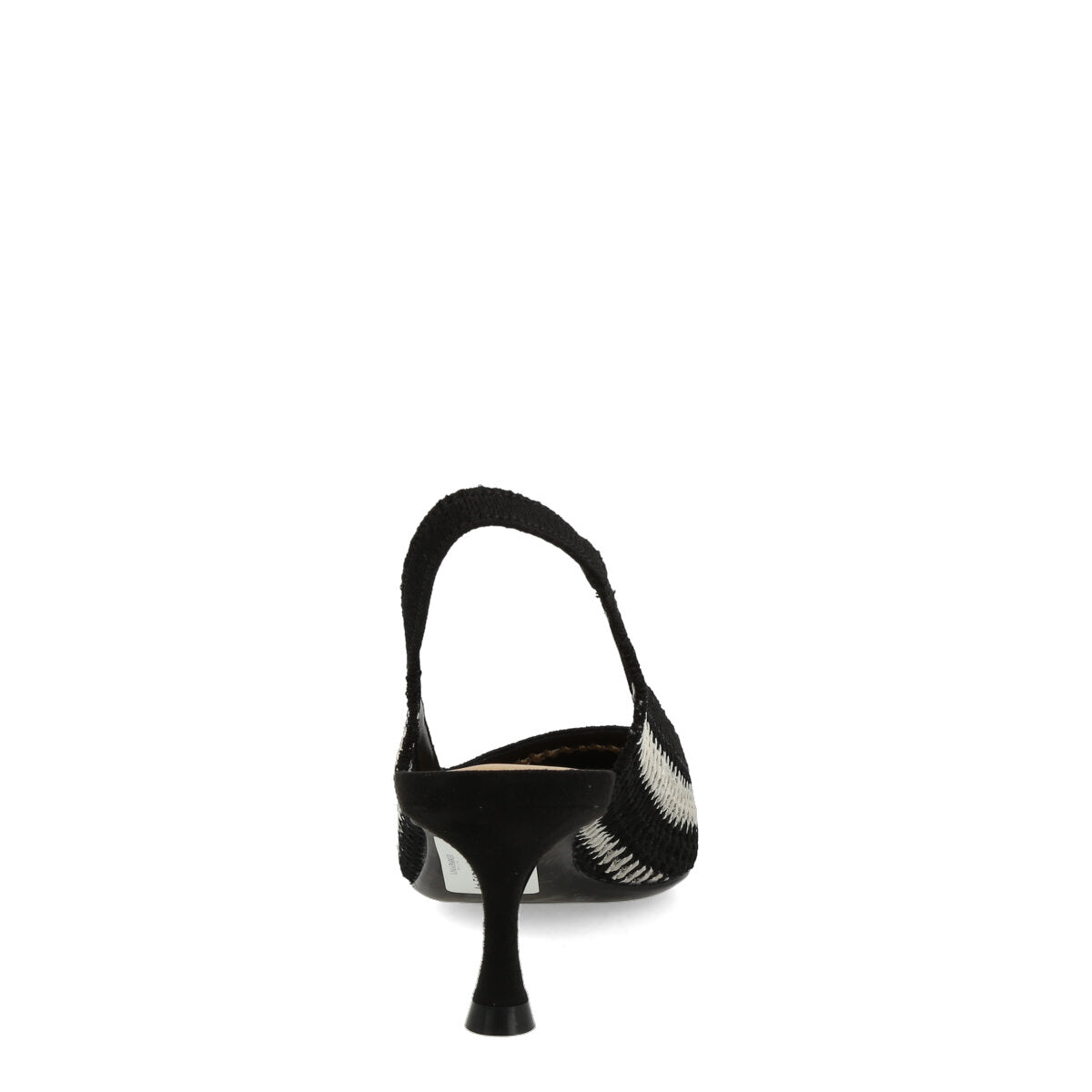 512.01.25BLKWBG — CHANEL IN MACRAME' BLACK/WHITE/WHITE