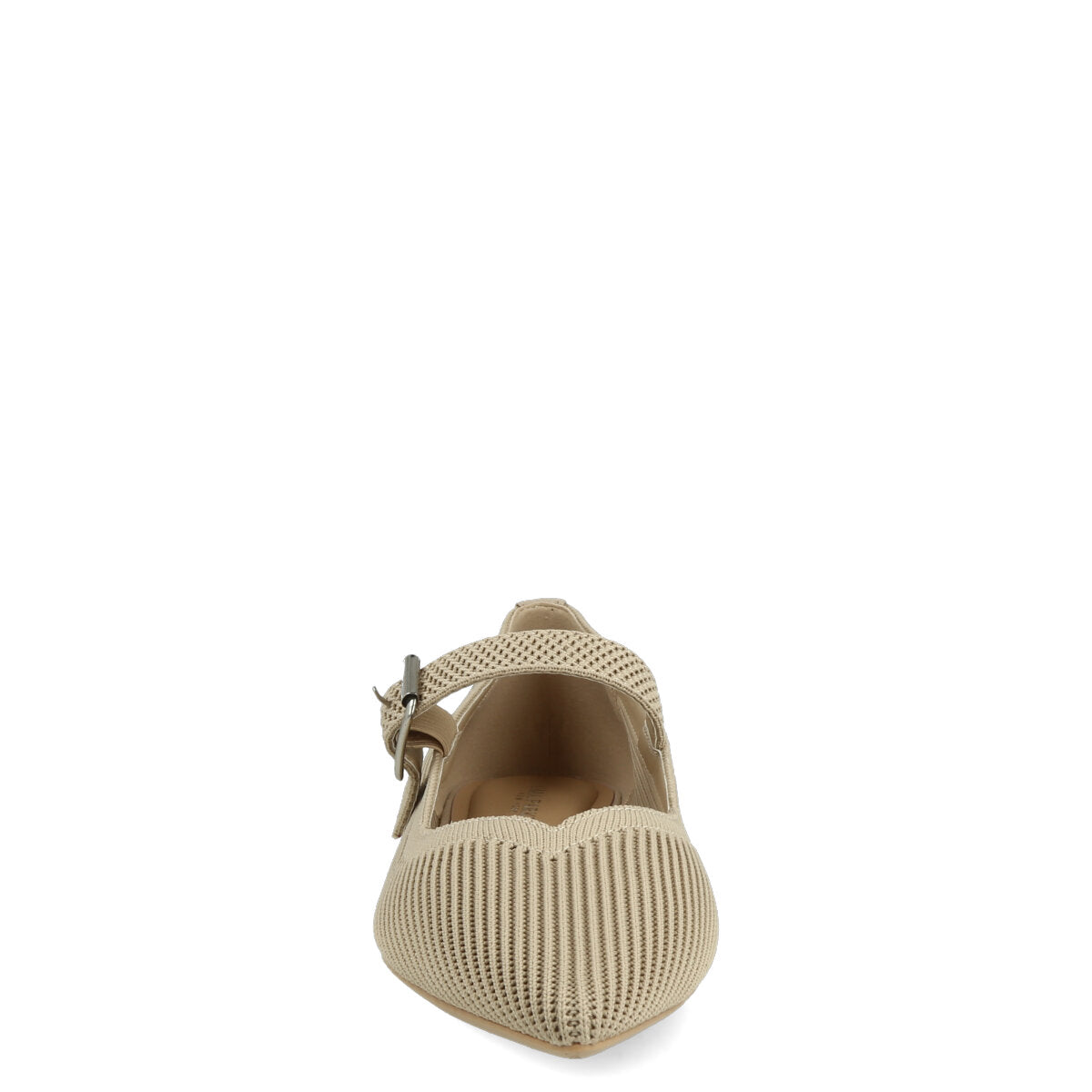 522.01.26BGE —BALLERINA CON CINTURINO IN FLYKNIT BEIGE