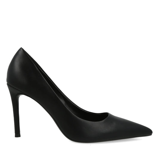 528.02.25P.BLK — DECOLTE' IN ECO LEATHER NERO