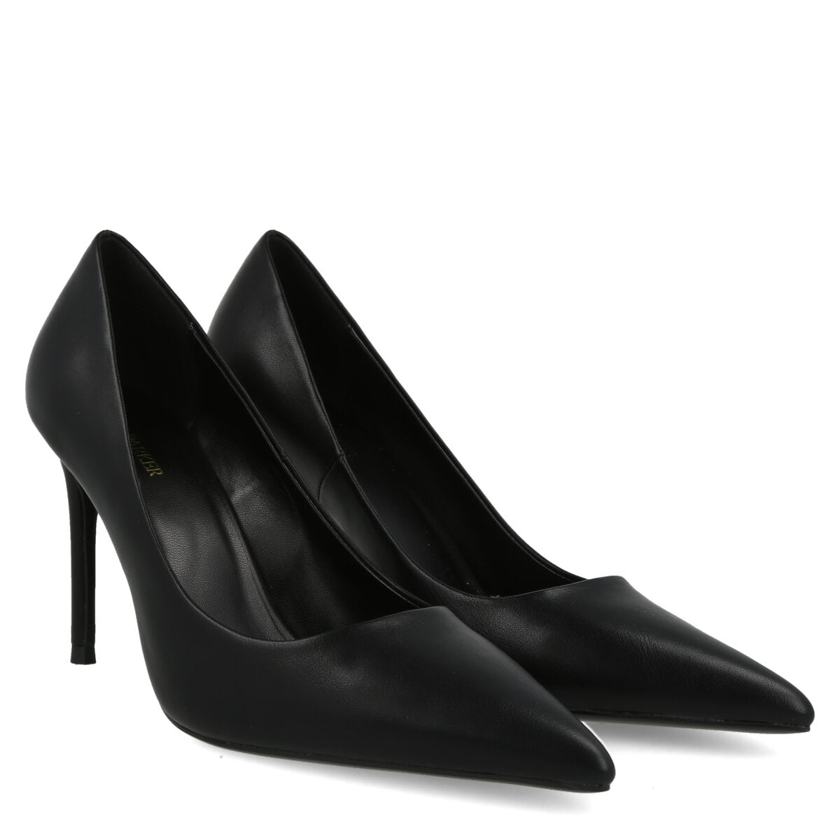 528.02.25P.BLK — DECOLTE' IN ECO LEATHER NERO