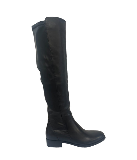 605.02.25P.BLK — STIVALE IN ECO LEATHER BLACK