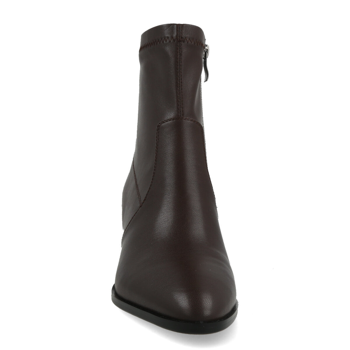 617.02.25P.DKB — TRONCHETTO IN ECO LEATHER DARK BROWN