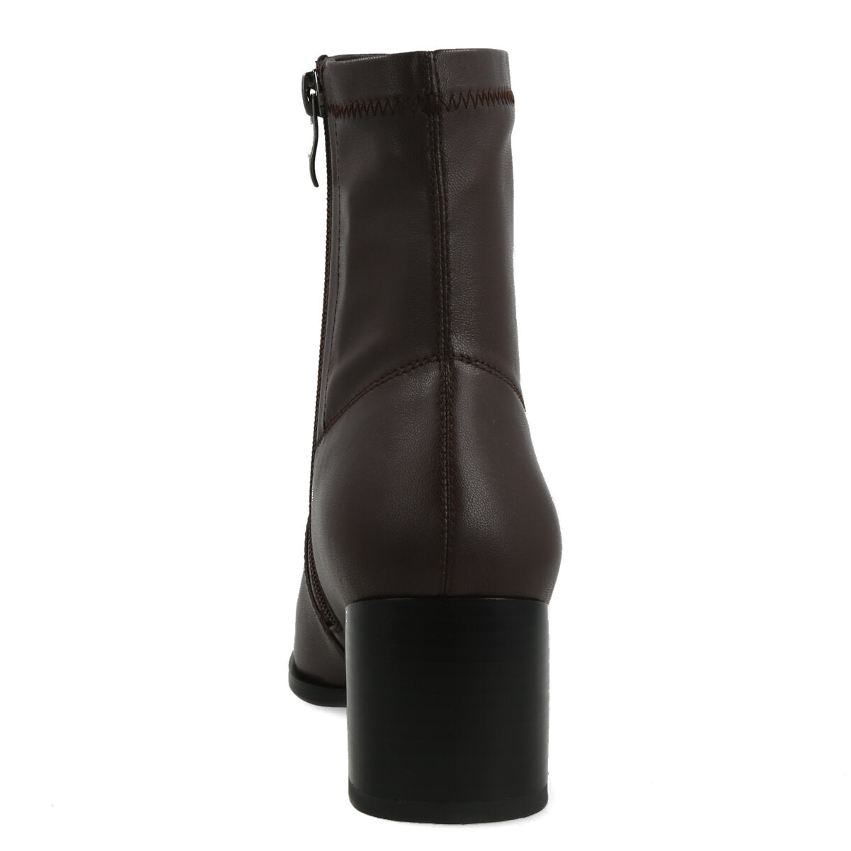 617.02.25P.DKB — TRONCHETTO IN ECO LEATHER DARK BROWN