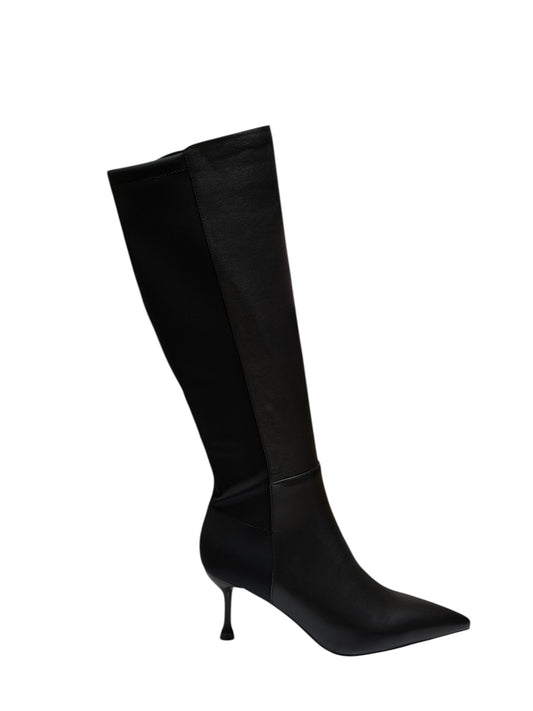 664.02.26P.BLK — STIVALE IN ECO LEATHER BLACK