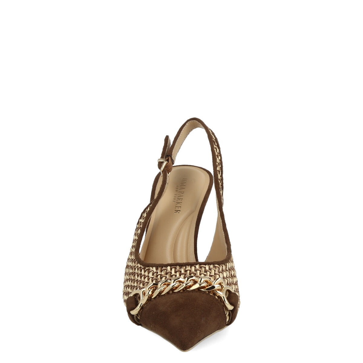 1018.01.7RFS.BRW — CHANEL IN RAFFIA/ECO SUEDE MARRONE