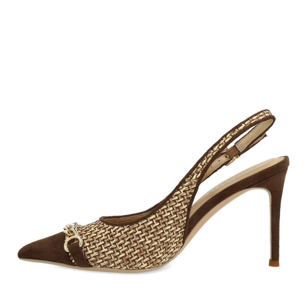 1018.01.7RFS.BRW — CHANEL IN RAFFIA/ECO SUEDE MARRONE