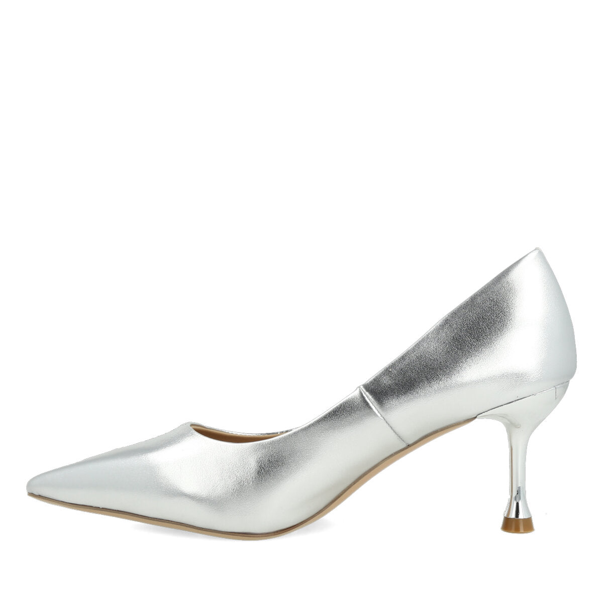 1015.01.7P.SLV — DECOLTE' IN PELLE ECO ARGENTO