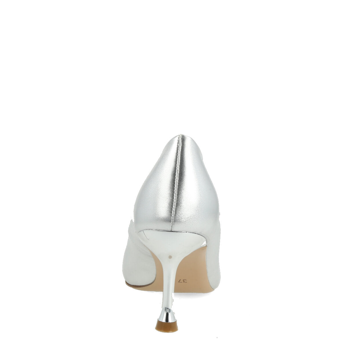 1015.01.7P.SLV — DECOLTE' IN PELLE ECO ARGENTO