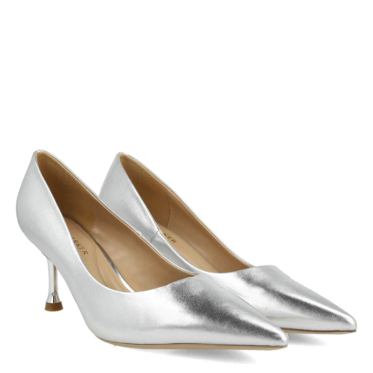 1015.01.7P.SLV — DECOLTE' IN PELLE ECO ARGENTO