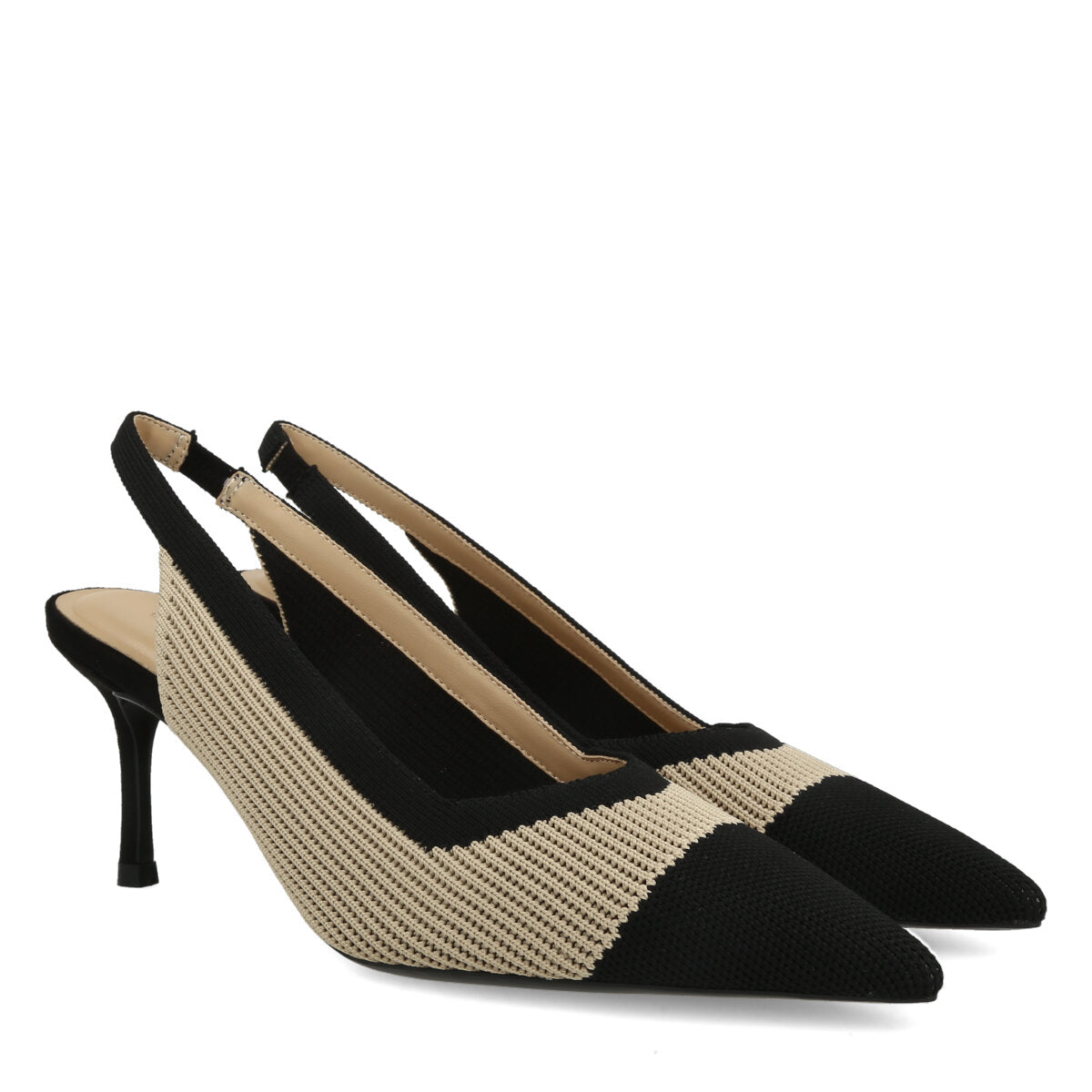 1005.01.7FK.BLKBG — CHANEL IN FLYKNIT NERO/BEIGE