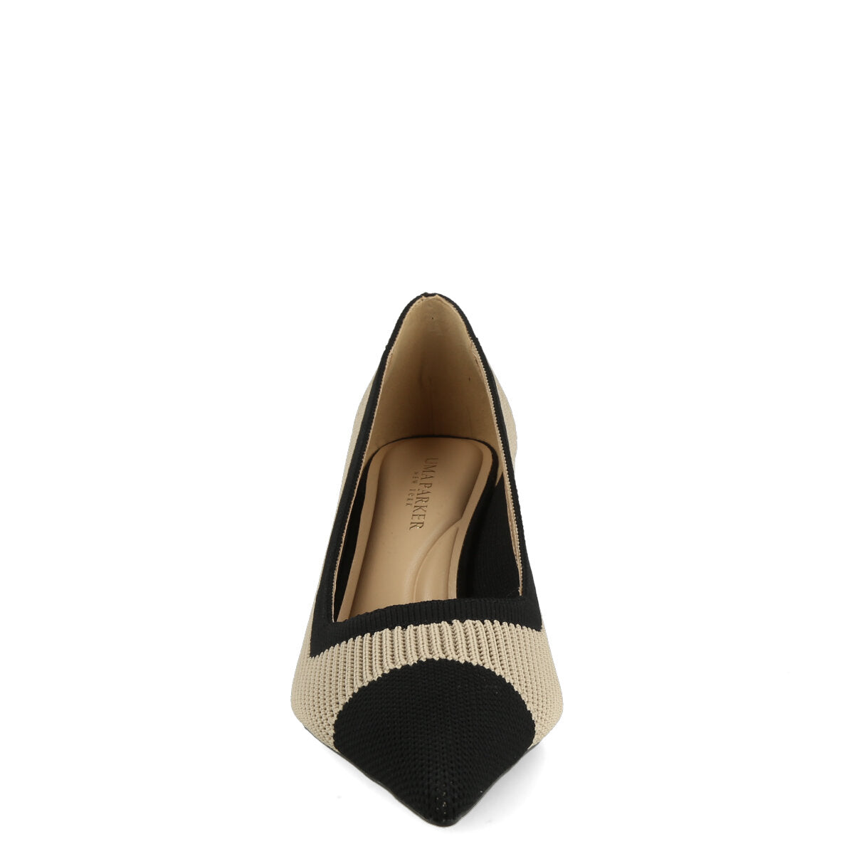 1006.01.7FK.BLKBG — DECOLTE' IN FLYKNIT NERO/BEIGE