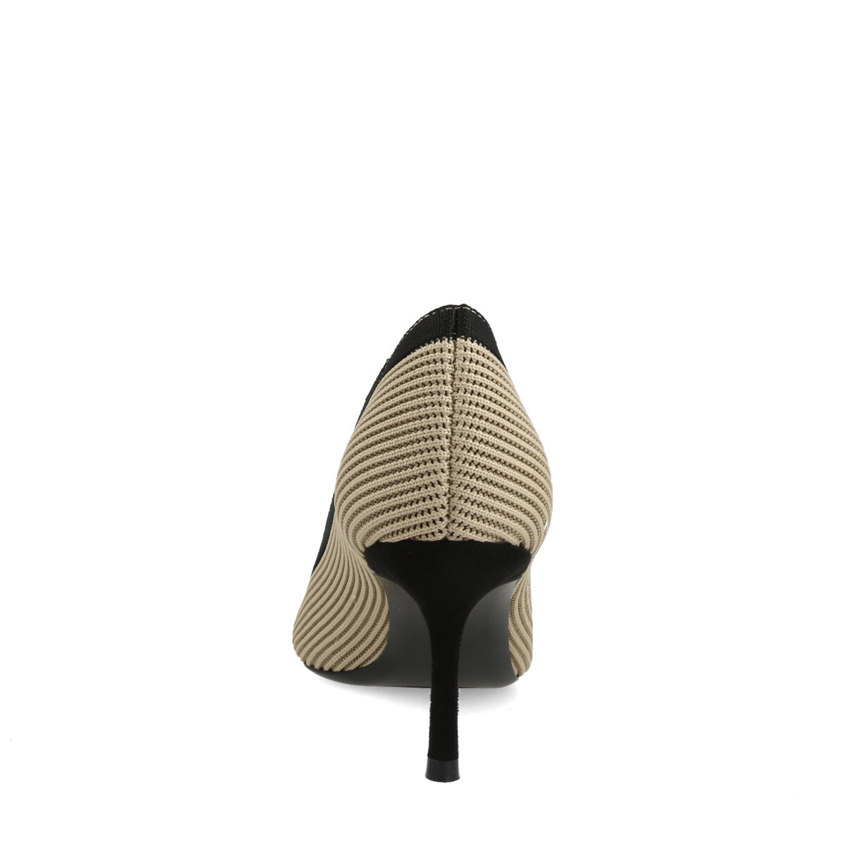 1006.01.7FK.BLKBG — DECOLTE' IN FLYKNIT NERO/BEIGE