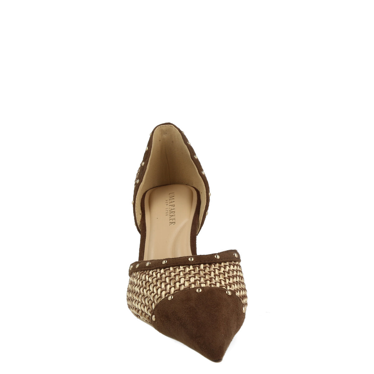 1019.01.7RFS.BRW — DECOLTE' IN RAFFIA/ECO SUEDE MARRONE