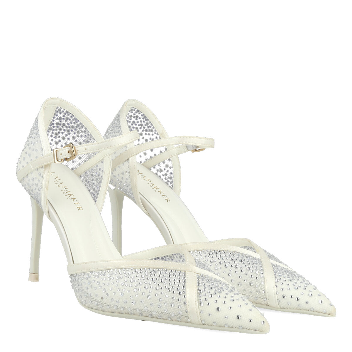 1041.01.7RTS.WHT — DECOLTE' IN RETE/SATIN BIANCO