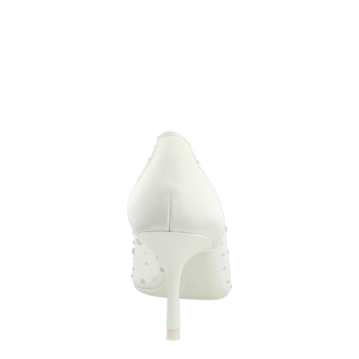 1040.01.7RTS.WHT — DECOLTE' IN RETE/SATIN BIANCO