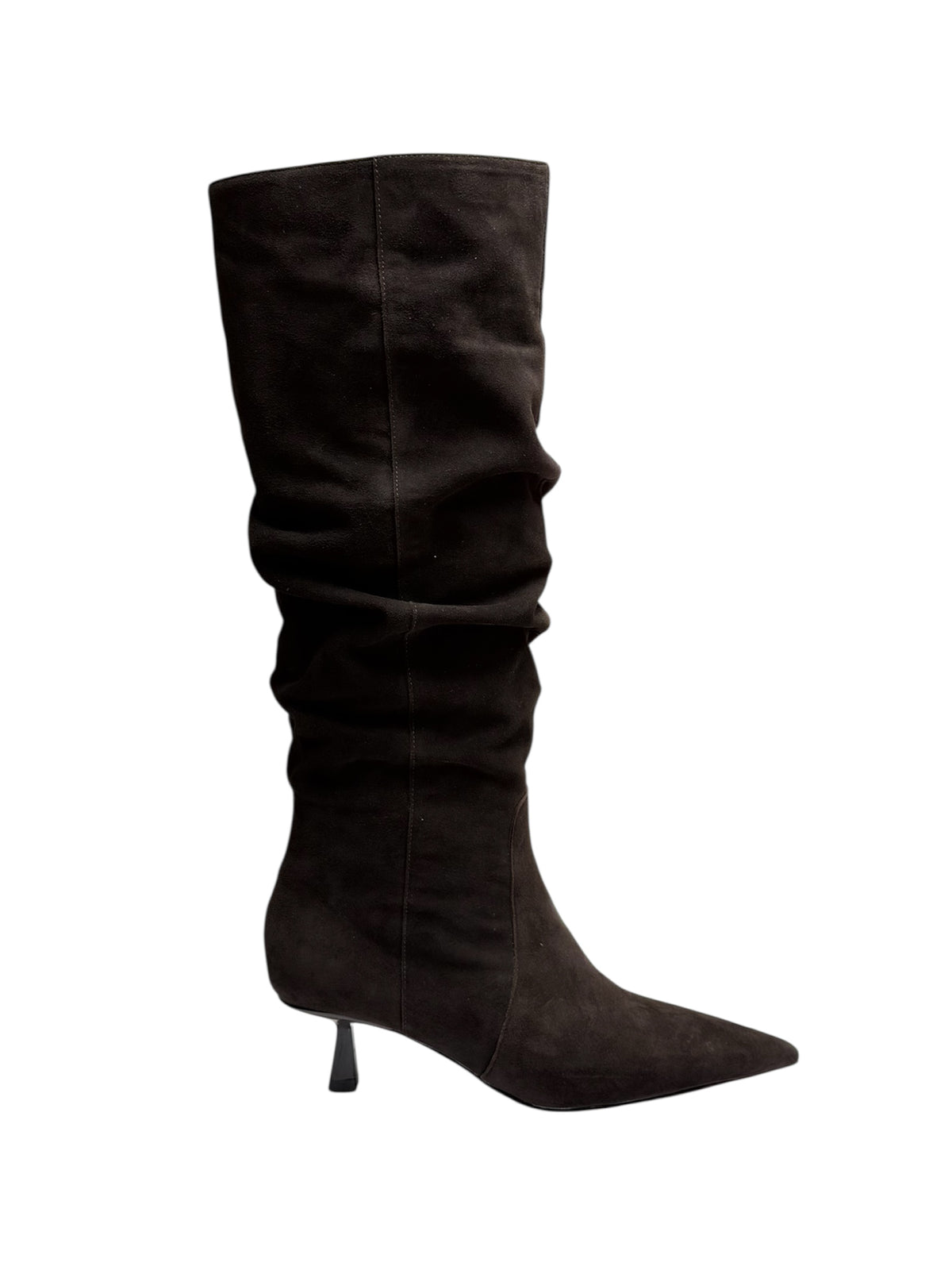 350.02.26CM.BLK — STIVALE IN CAMOSCIO NERO